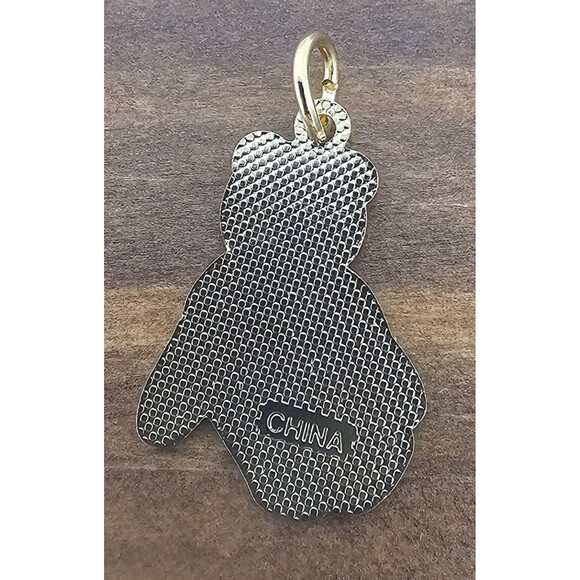 Princess Diana Beanie Baby Purple Bracelet Necklace 1" Charm New - Picture 2 of 5